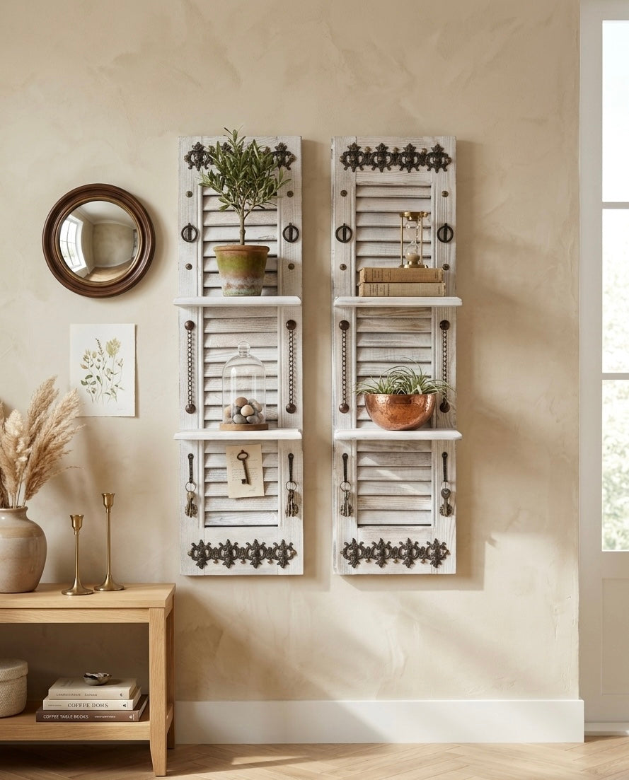 Aura Shutter Wall Shelves