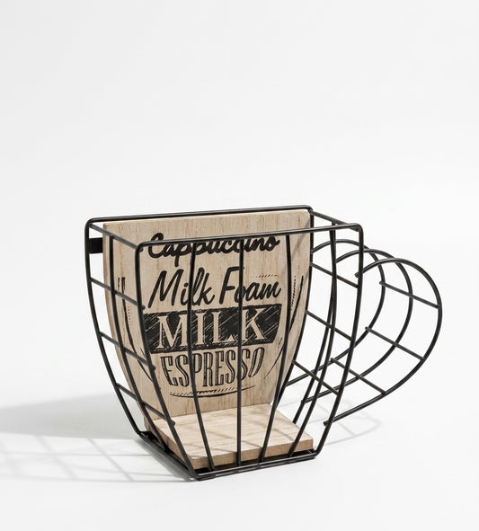 Artisan Wire Mug Coffee Pod Holder