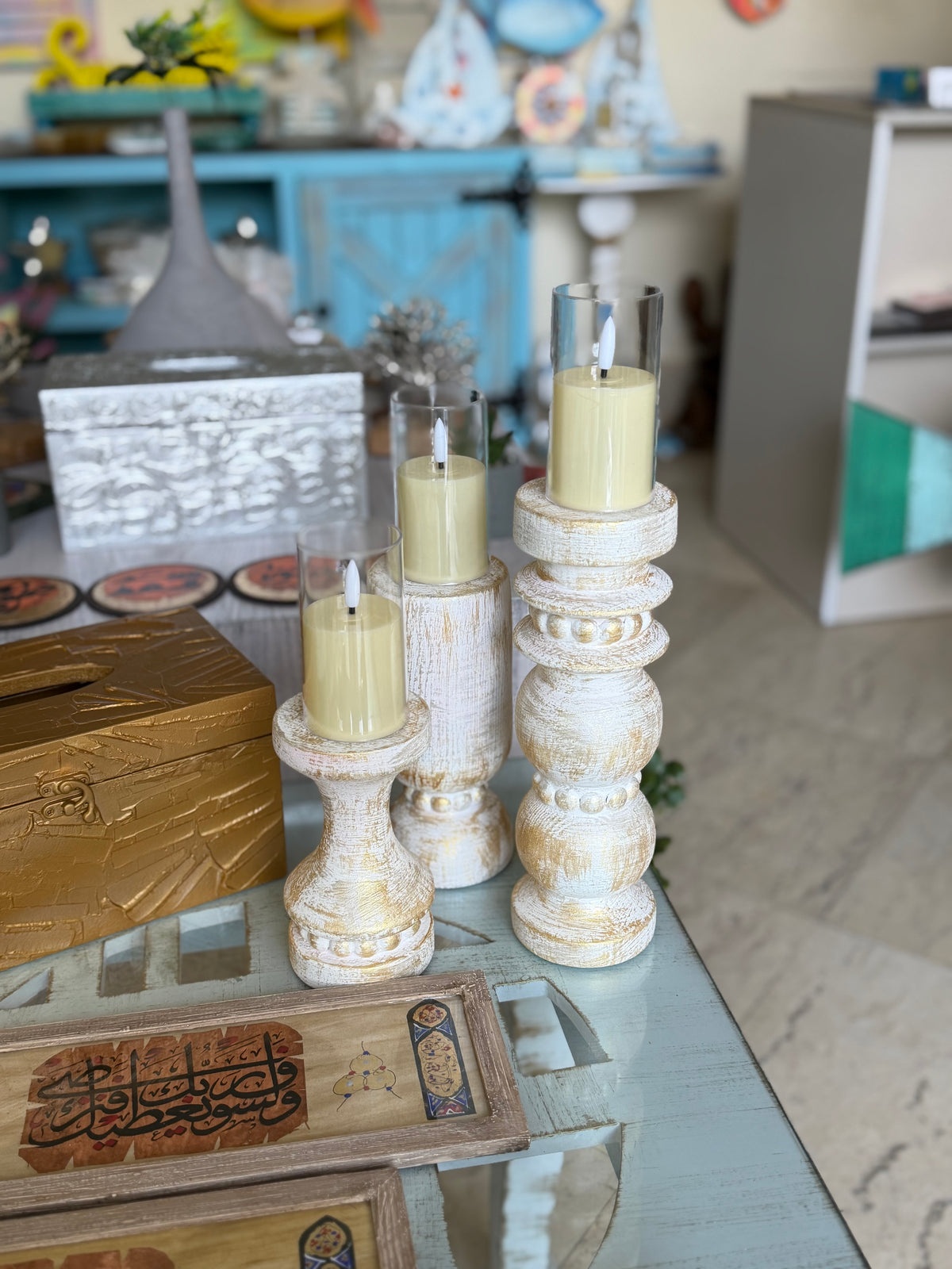 Flameless Acrylic Cylinder LED Candle