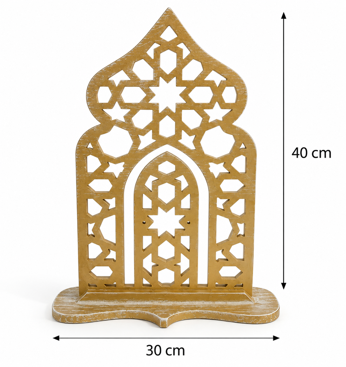 Arabesque Elegance Wooden Arch
