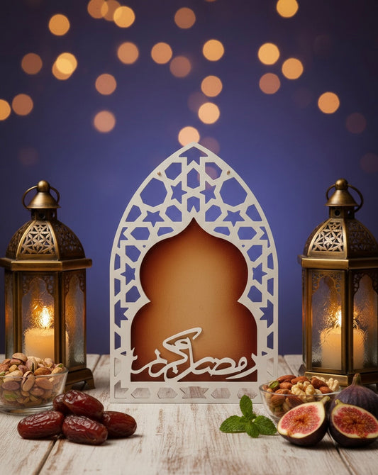 Wooden Islamic Calligraphy Wall Art – Mihrab Design