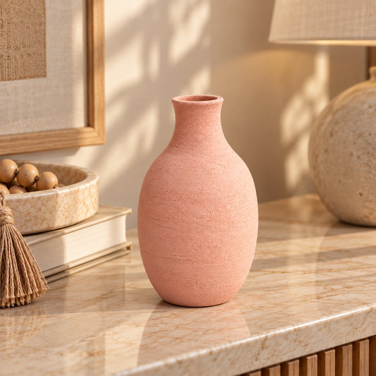Minimalist Textured Sphere Bud Vase