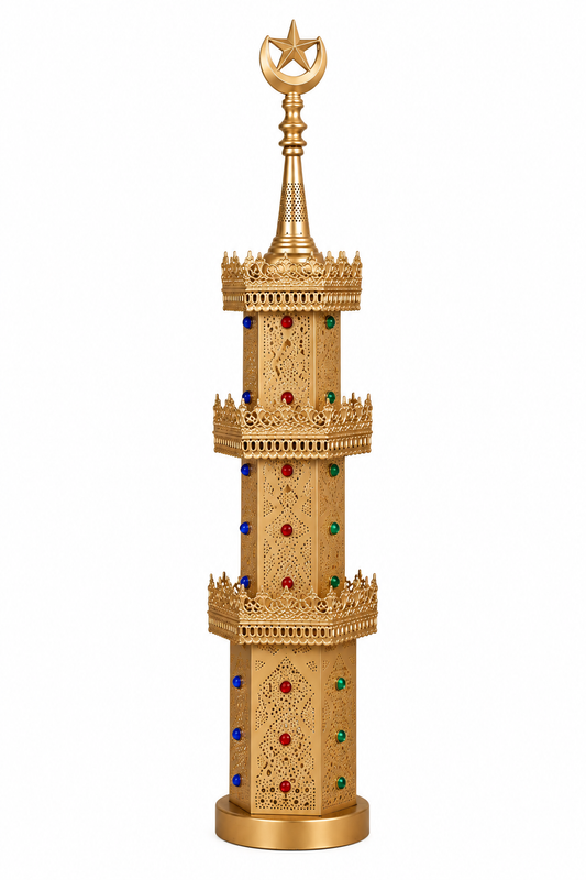 Handmade Copper Ma’azana Floor Lantern