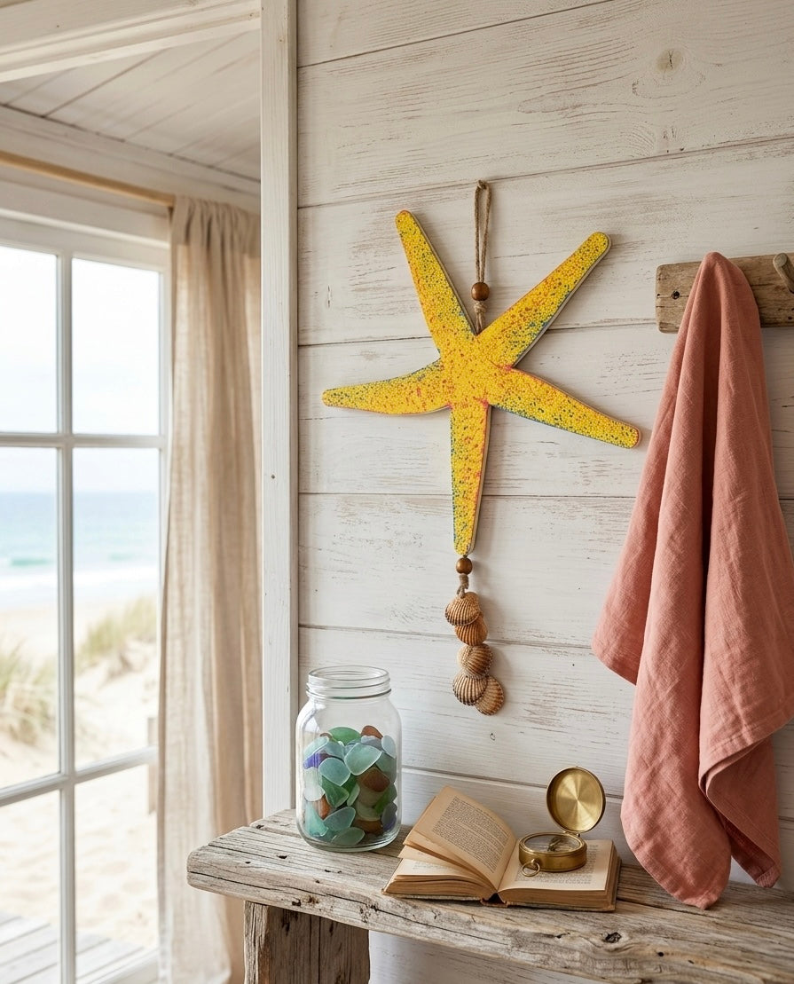 Starfish & Seashell Wall Hanging