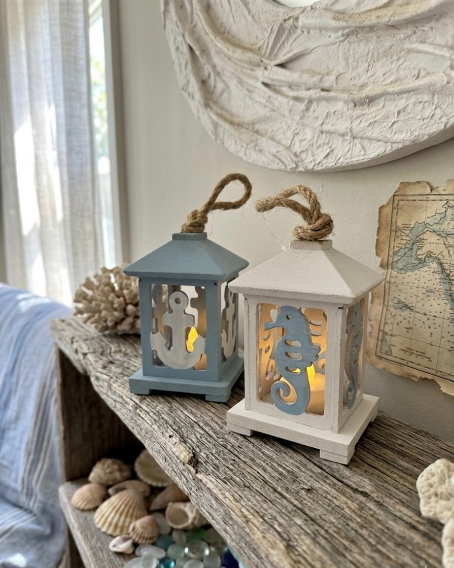 Coastal Wooden Lantern