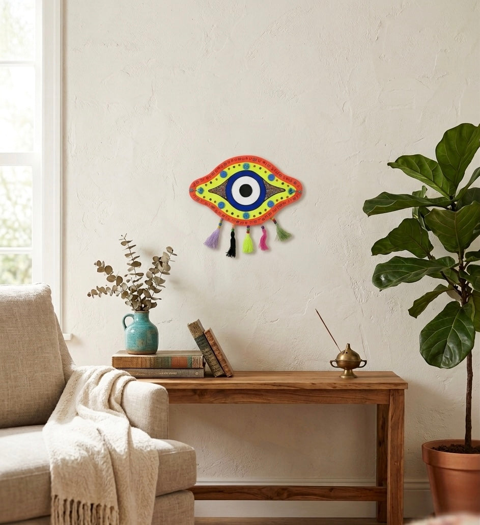 Handmade Evil Eye Wall Hanging
