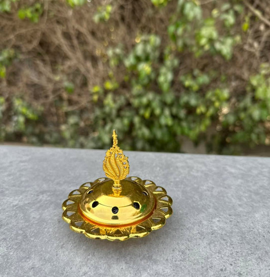 Majestic Mini: Handcrafted Copper Mabkhara