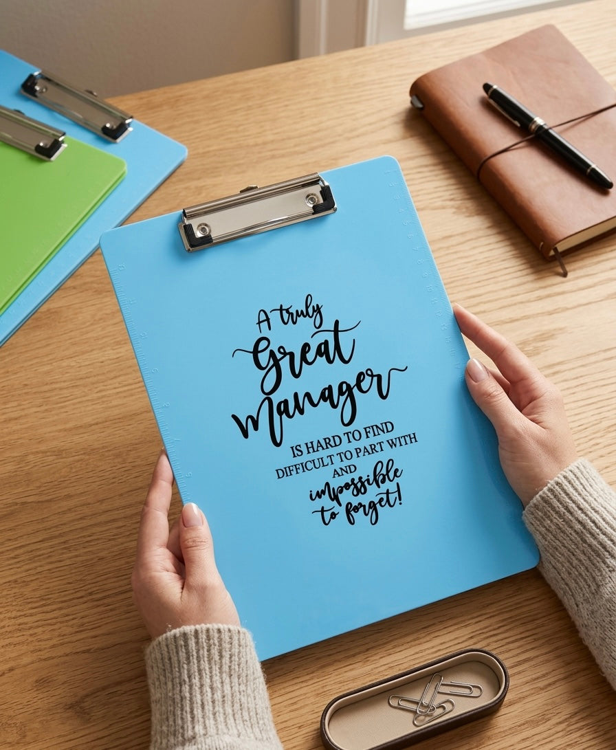 Acrylic Clipboards – Designs for Coaches, Managers, and Aunts