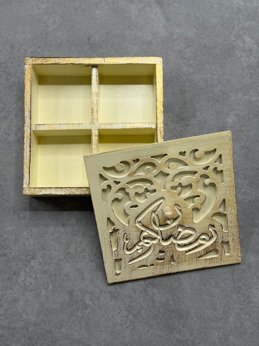 Wooden Multi Compartment Box