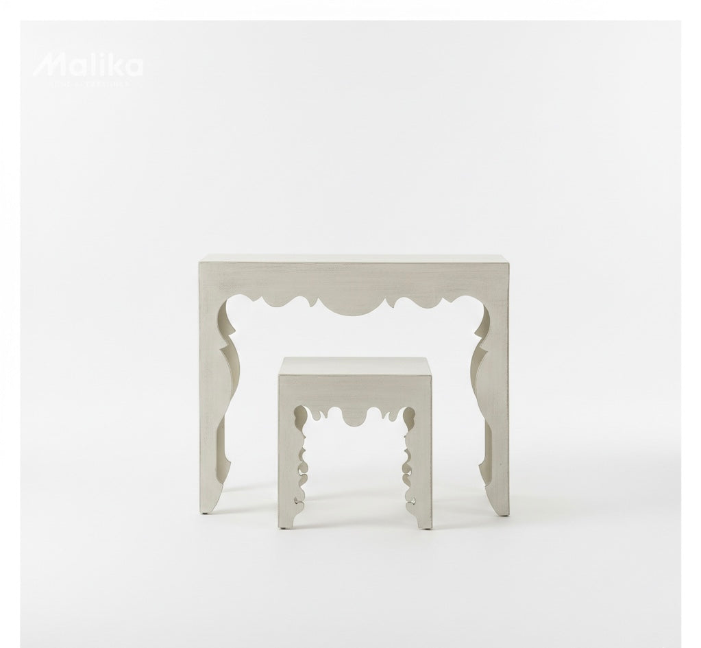 Andalusian Elegance Console & Nesting Table Set