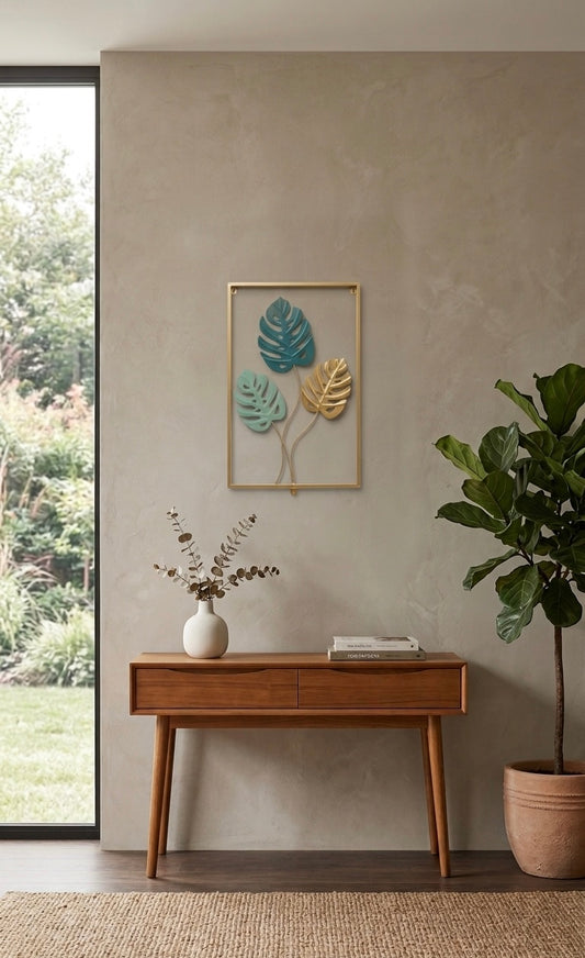Aetherial Palms Metal Wall Art