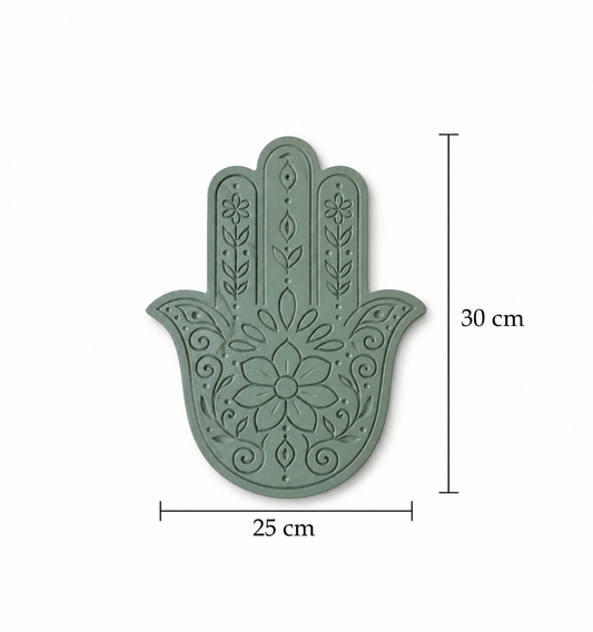 Sacred Hamsa Hand Tabletop & Wall Art Accent
