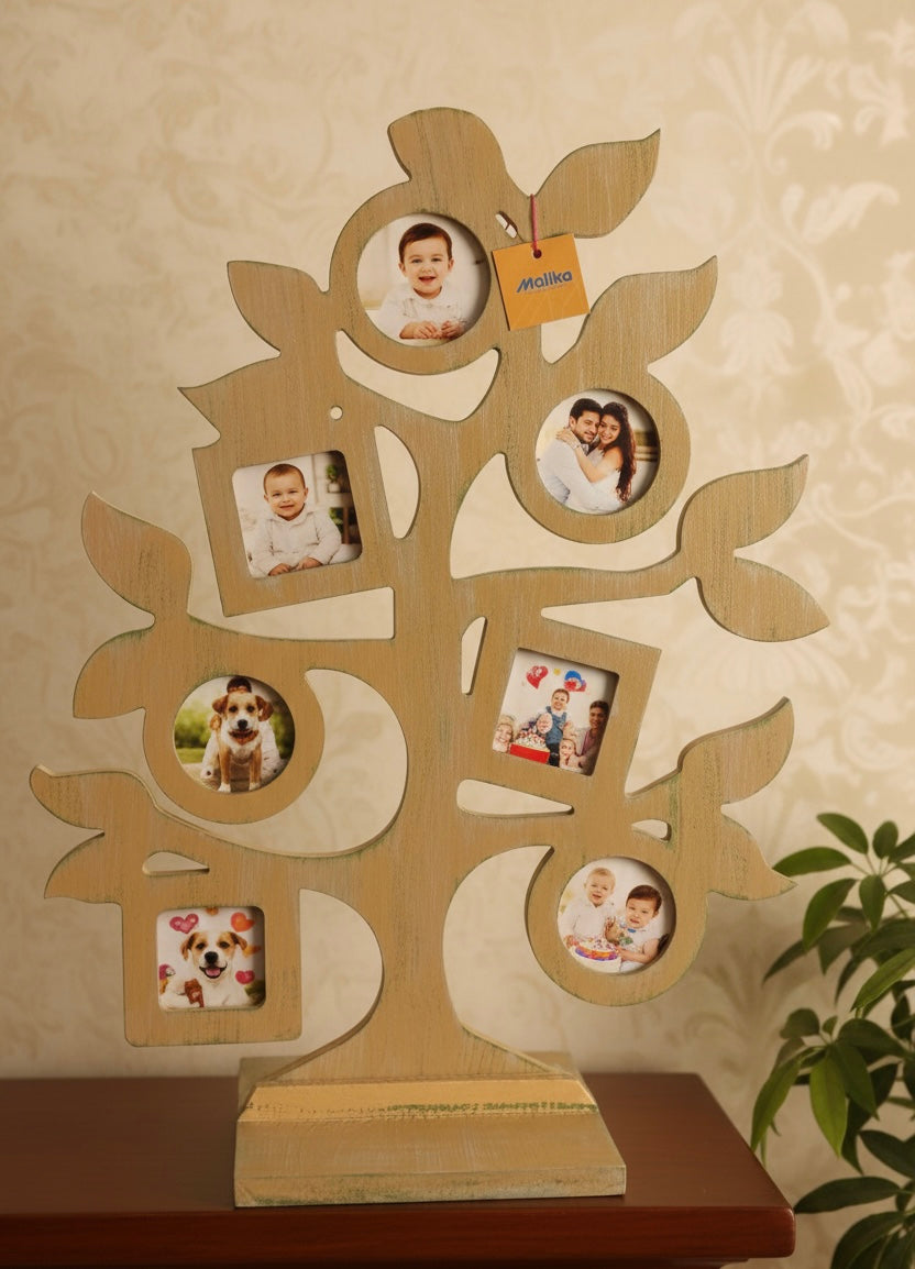 Tree of Life Vintage Wooden Multi-Frame