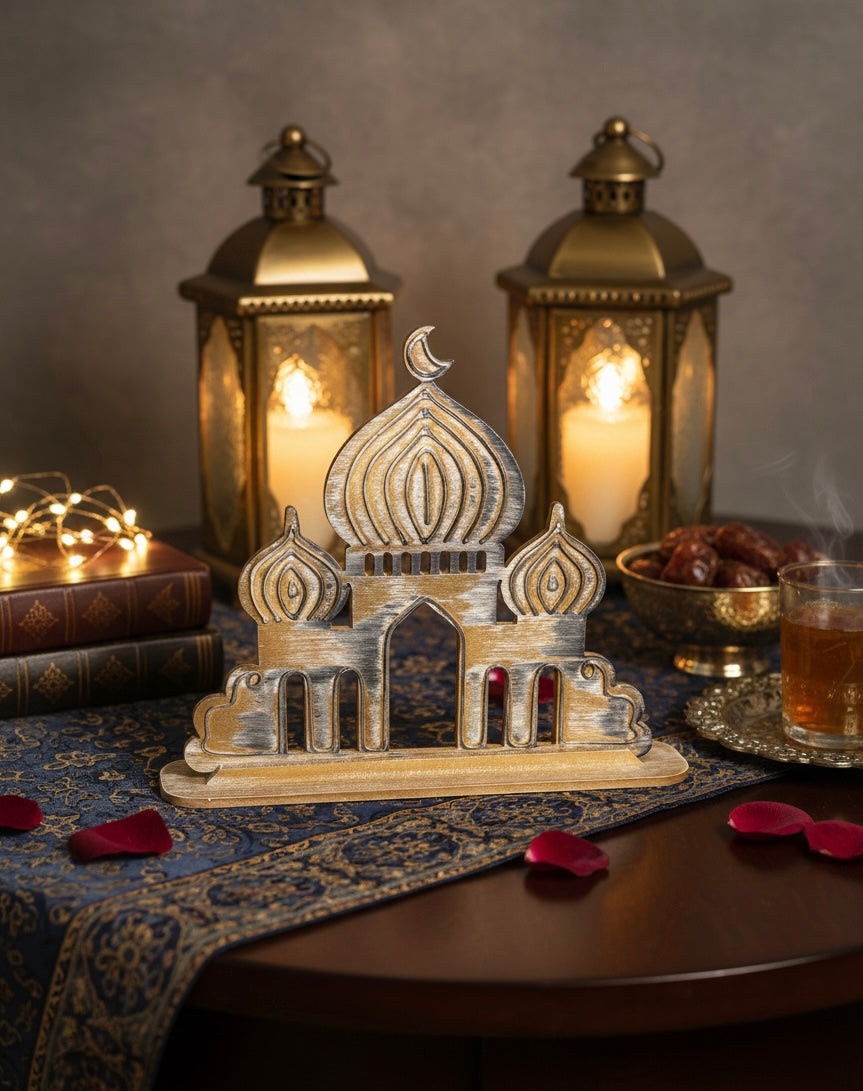 Artisan Mosque Domes: Timeless Islamic Tabletop Accent