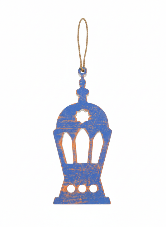 Mini Ramadan Lantern – Hand-Finished Hanging Art