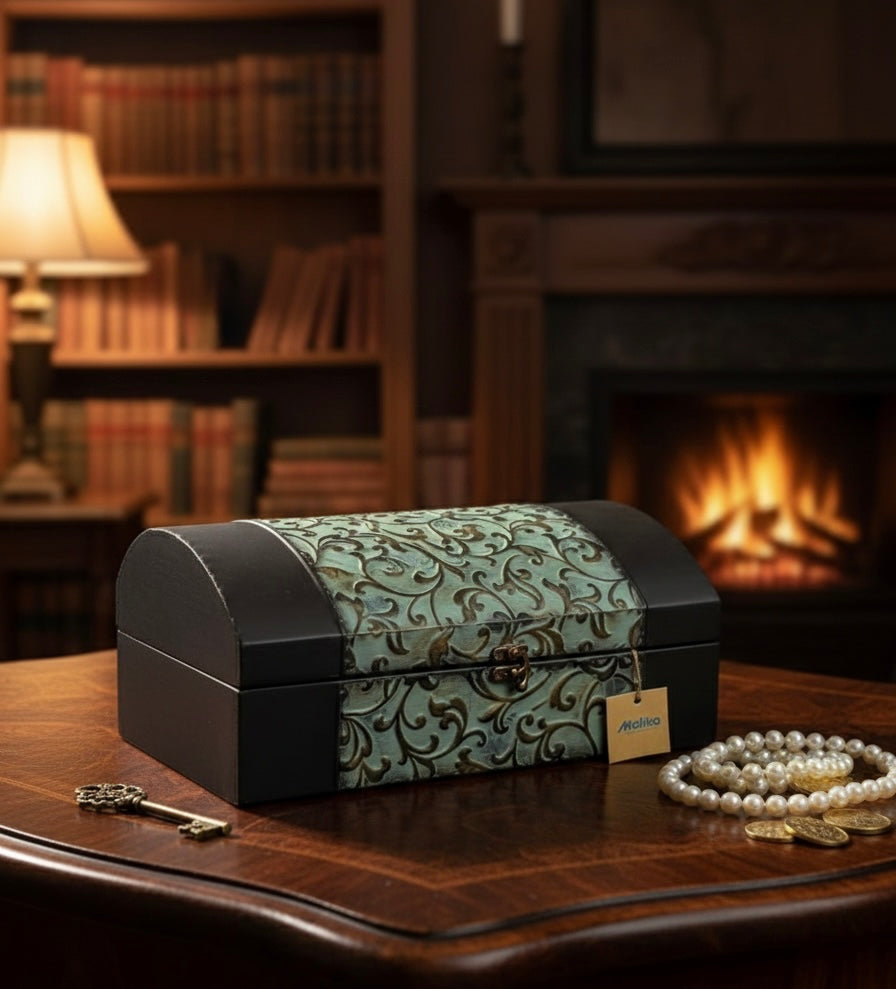 Vintage Heritage Embossed Storage Chests