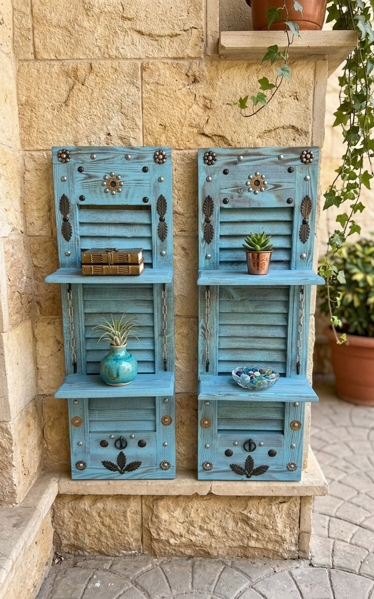 Aura Shutter Wall Shelves