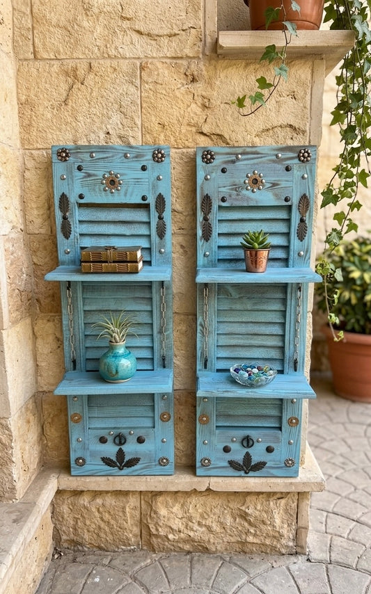 Aura Shutter Wall Shelves
