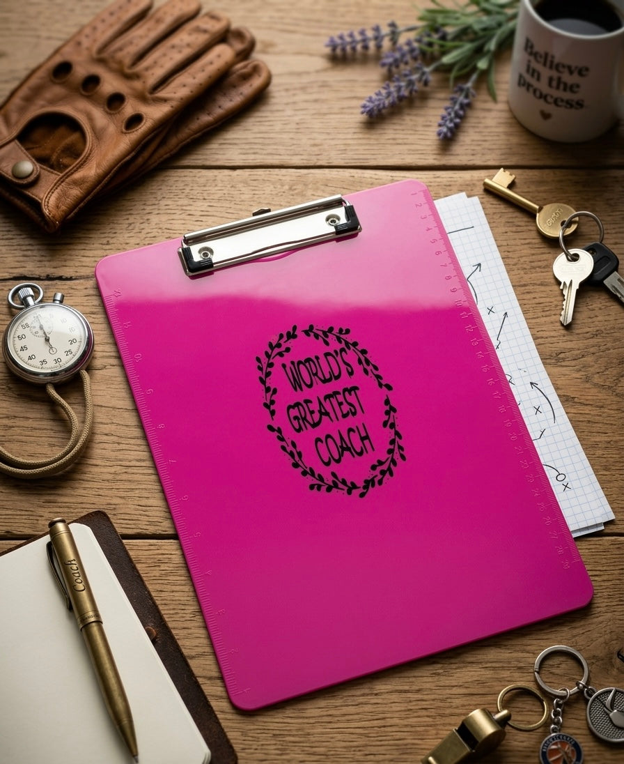 Acrylic Clipboards – Designs for Coaches, Managers, and Aunts