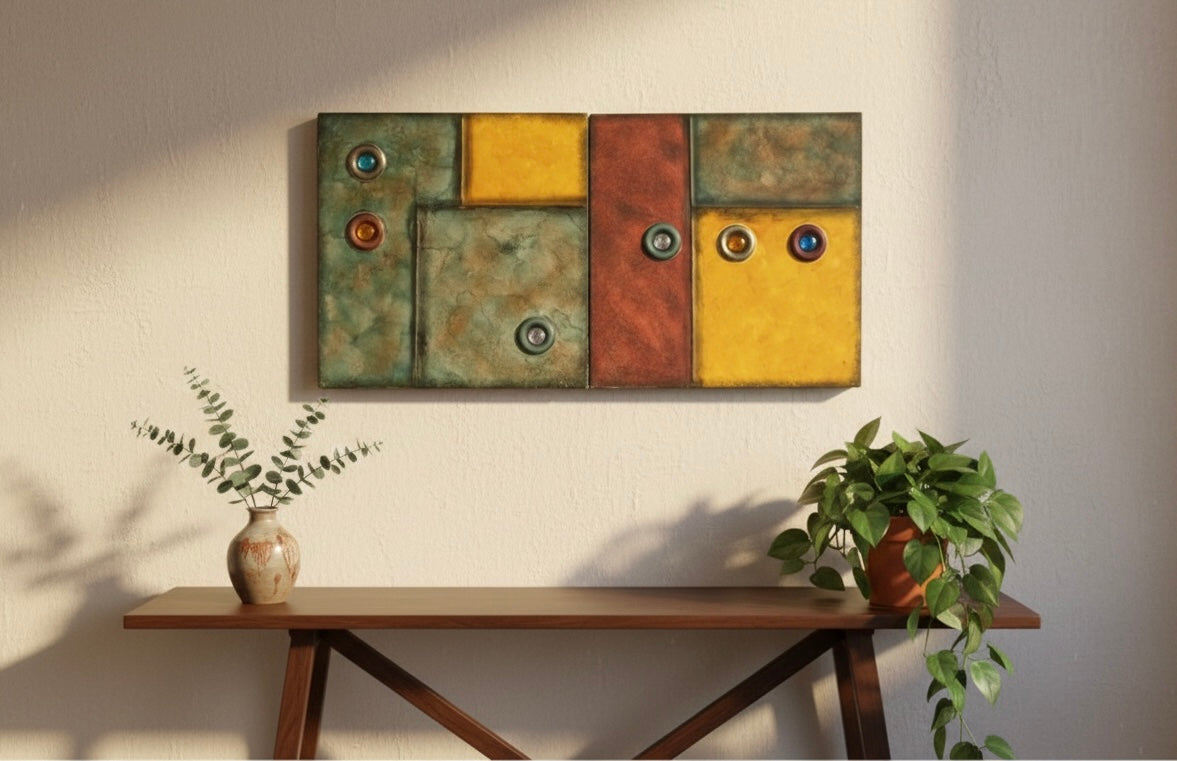 Heritage Arabesque Metal Wall Art Set