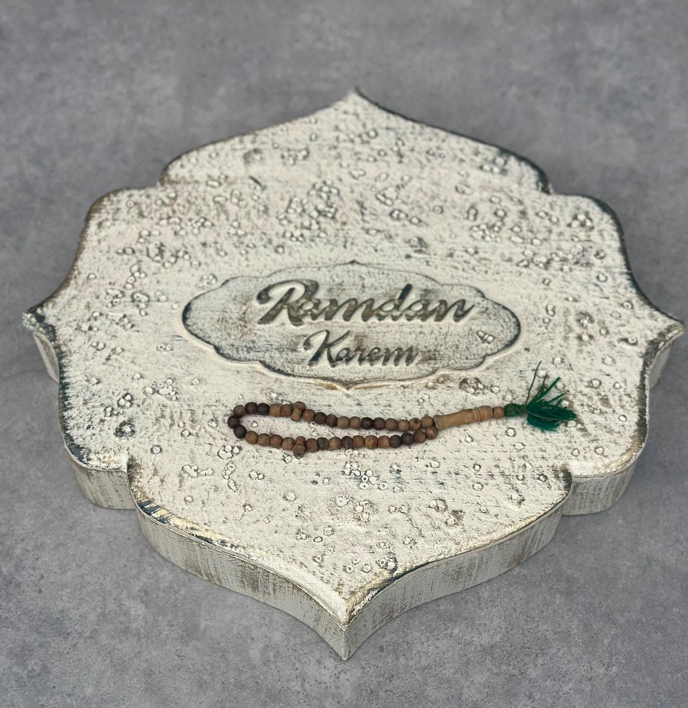 Artisan Distressed Calligraphy Keepsake