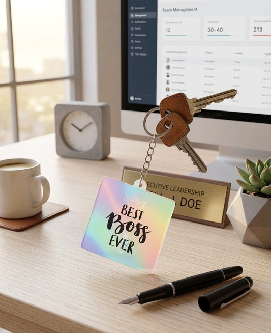 Custom Acrylic Sentiment Keychains