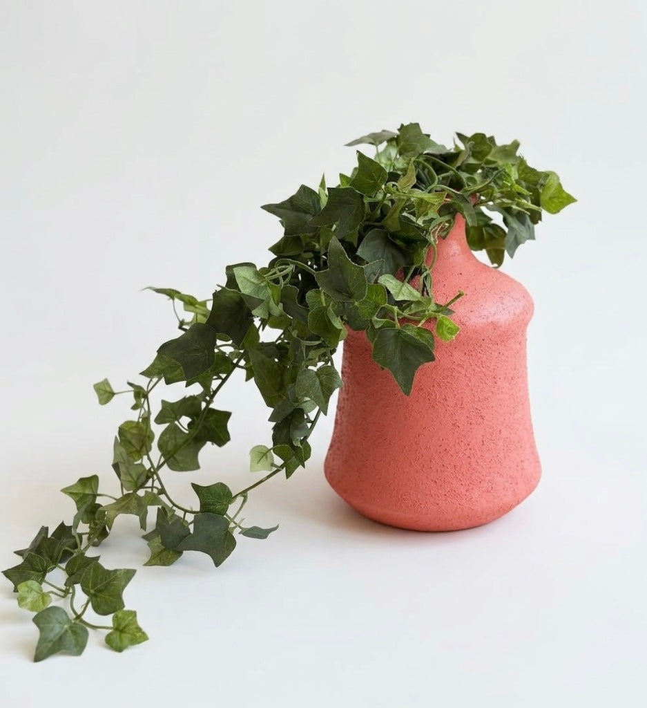 Terracotta Ivy Cascade Vase