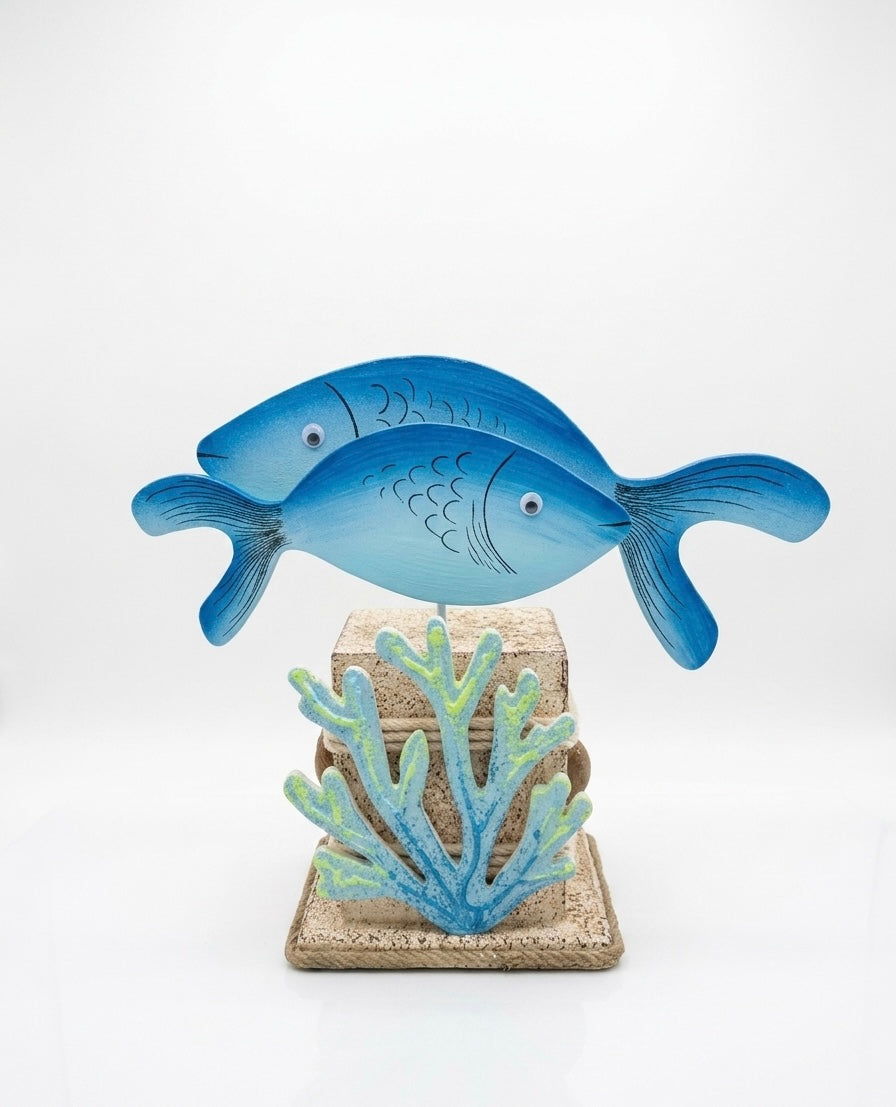 The Coastal Duo Fish Sculpture 