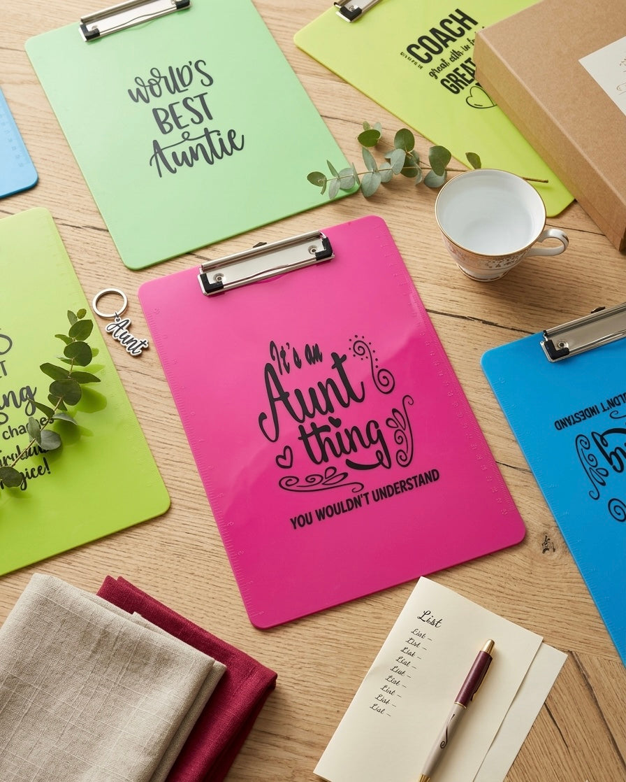Acrylic Clipboards – Designs for Coaches, Managers, and Aunts