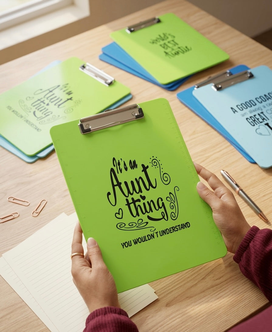 Acrylic Clipboards – Designs for Coaches, Managers, and Aunts