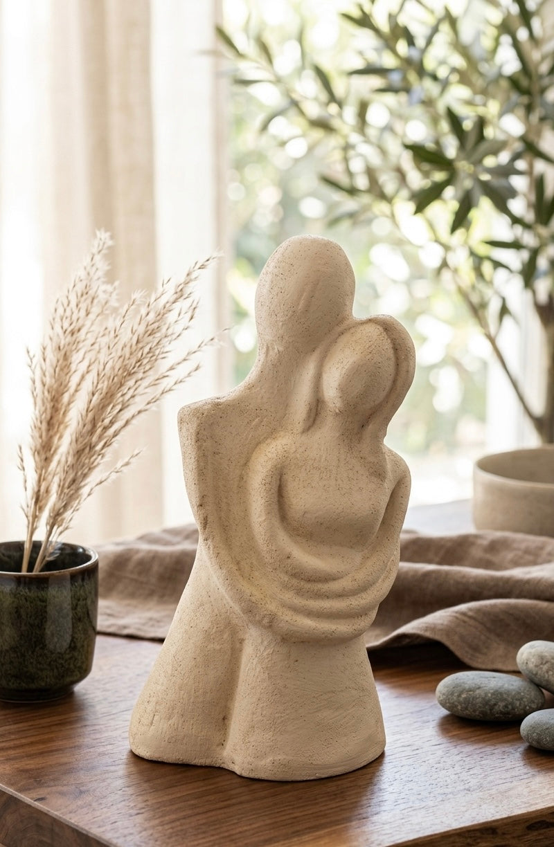 Embrace Pottery Figural Vase