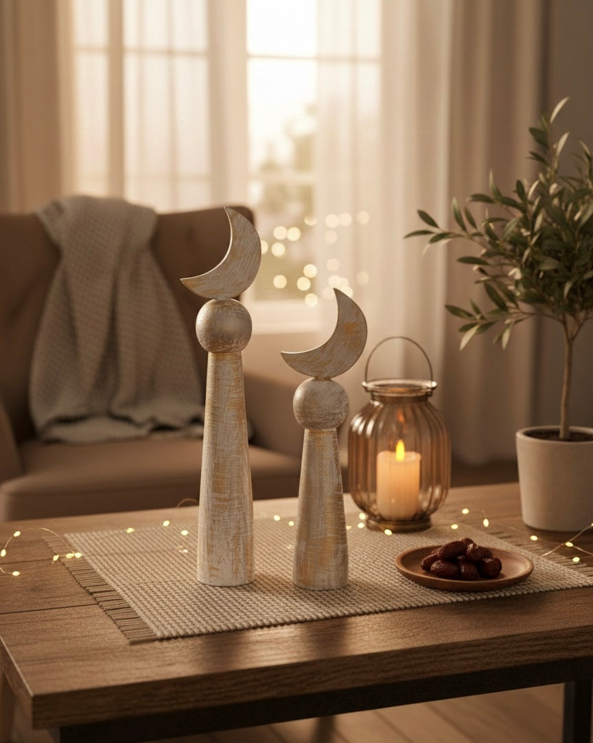 Arabesque Moon Finial Set
