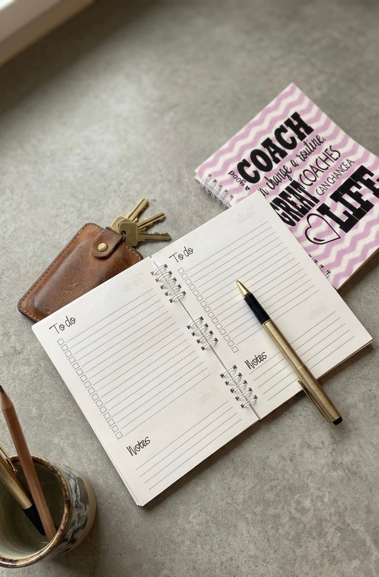 Notebook to do list
