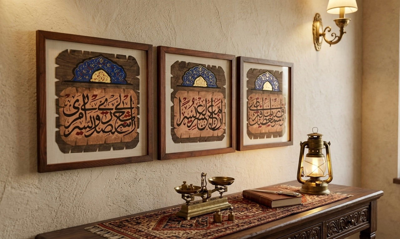 The Triptych Collection: Hand-Finished Calligraphy Set