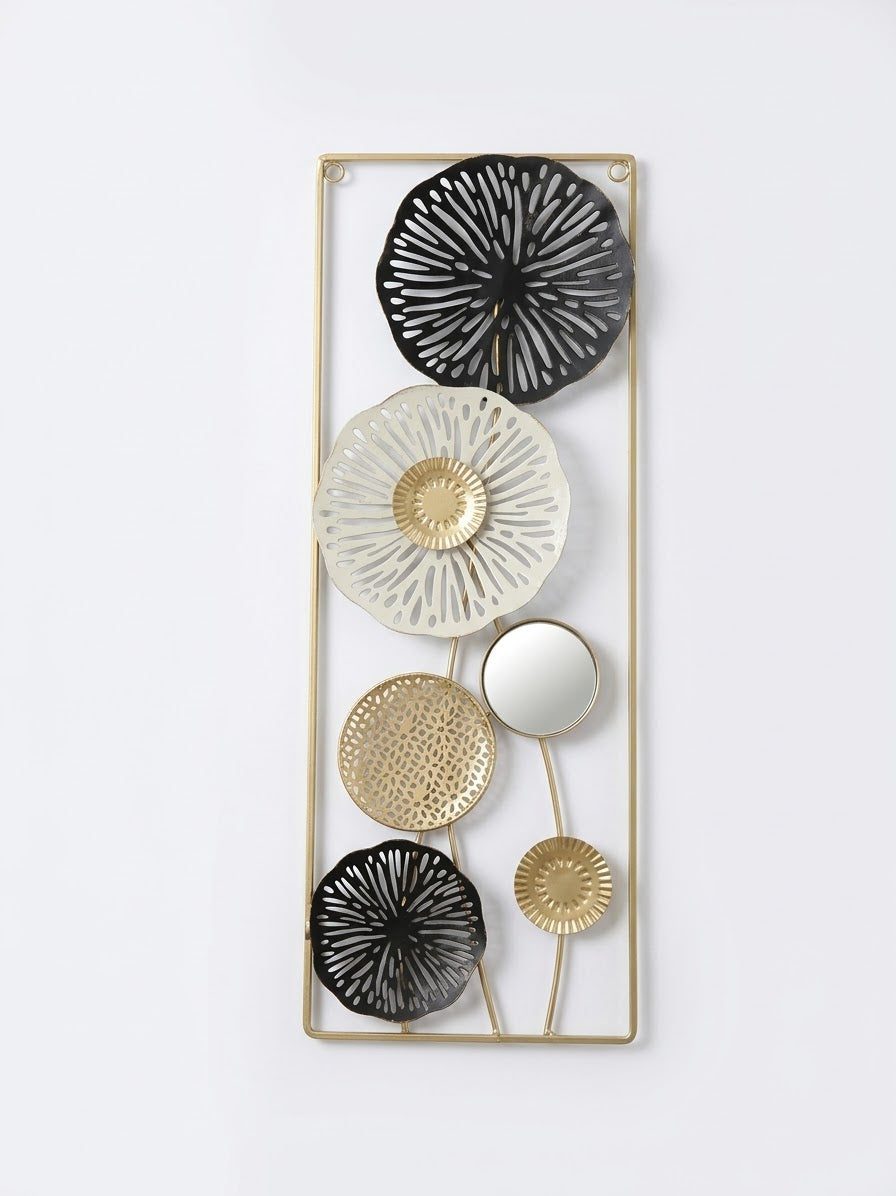 Botanical Bloom Metallic Wall Art