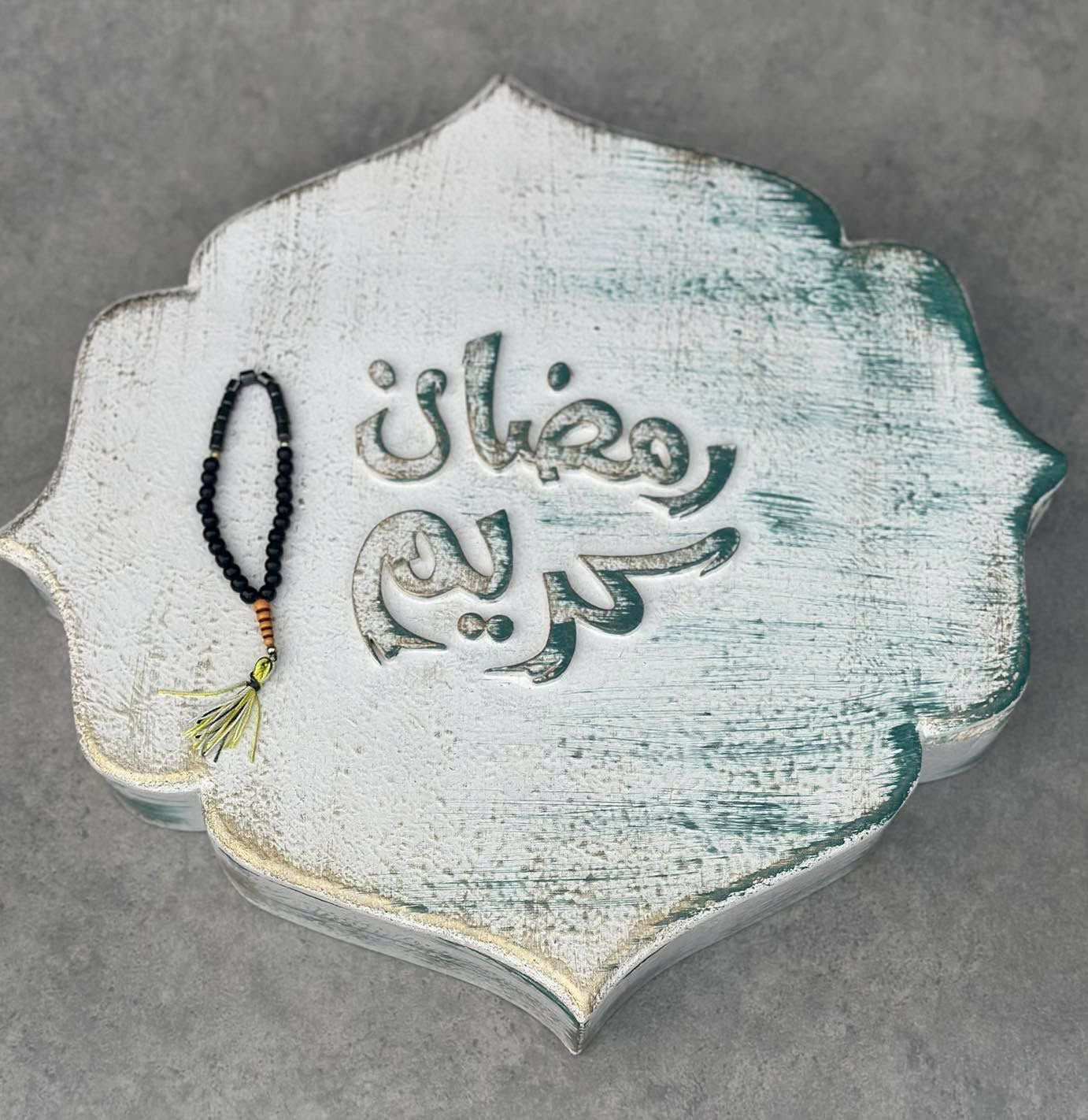 Artisan Distressed Calligraphy Keepsake