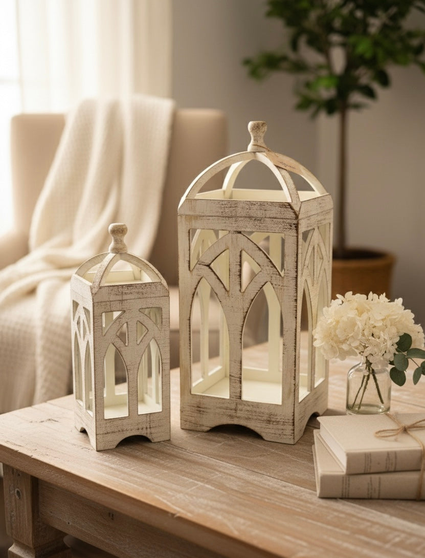 Artisan Distressed Lantern Set