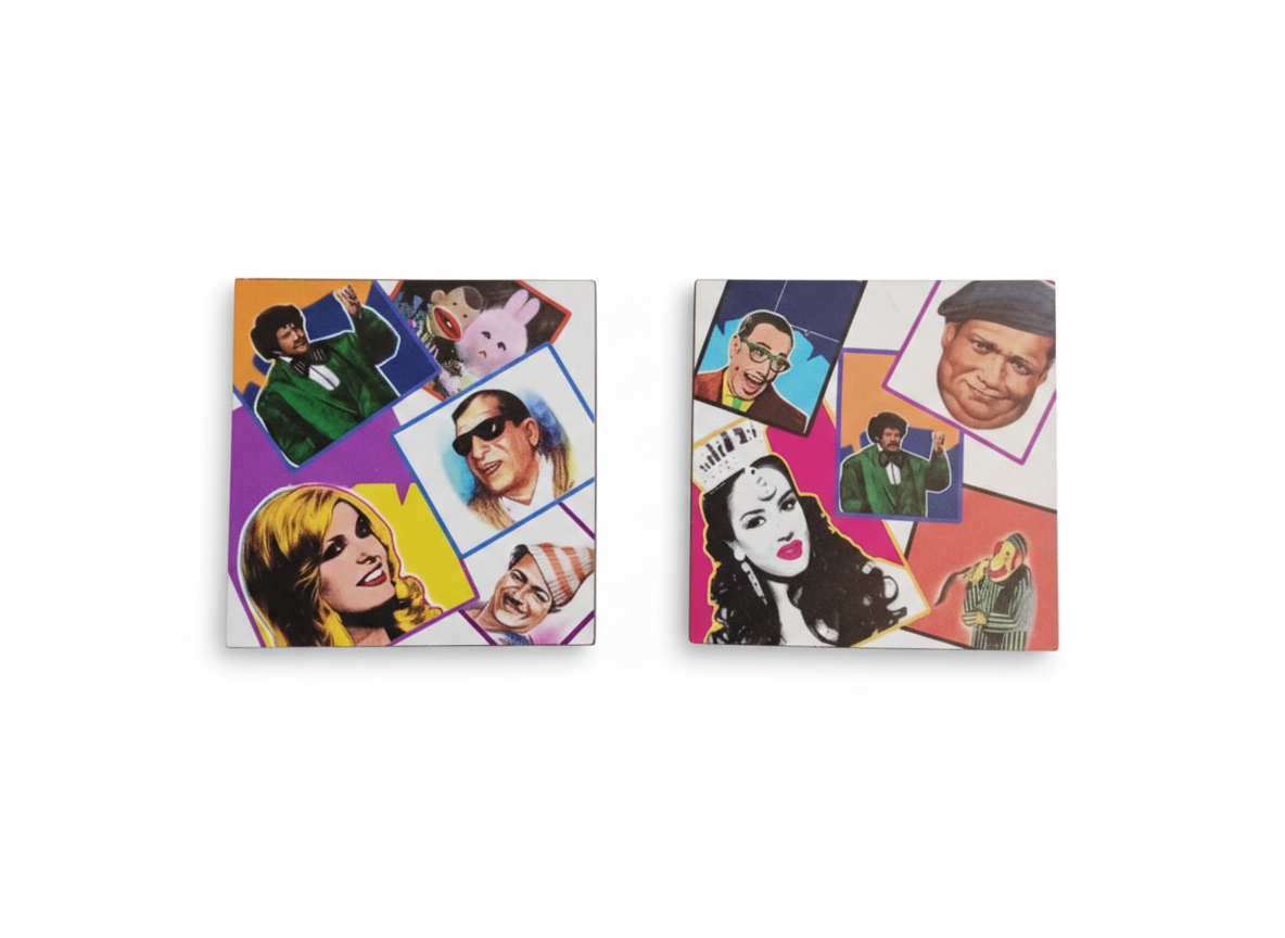 Vintage Icons Coaster Set