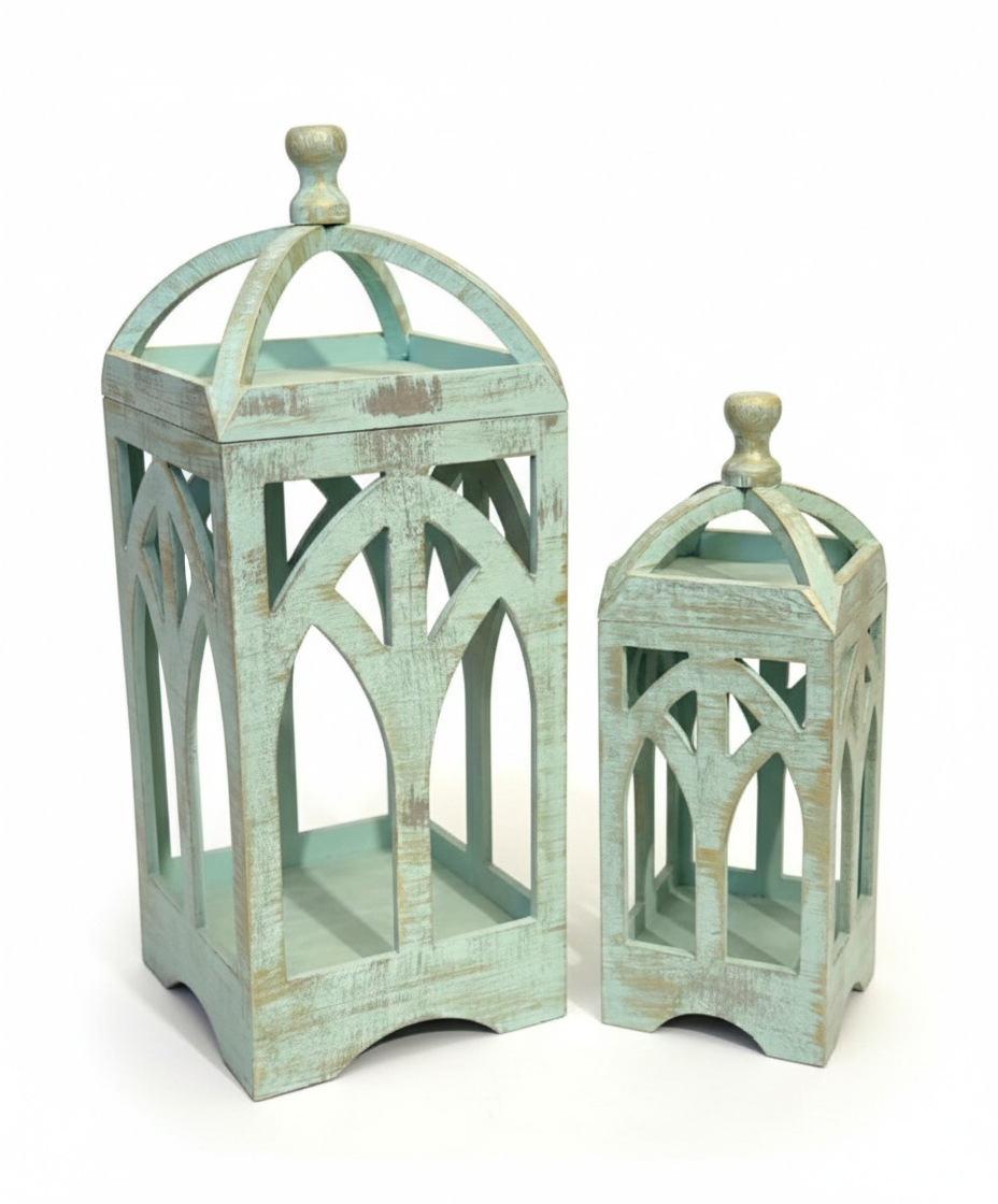 Artisan Distressed Lantern Set