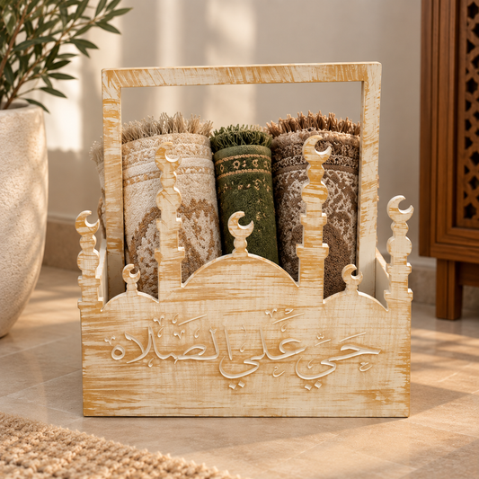 Wooden Prayer Organizer – Masjid Design