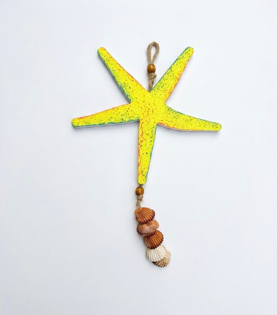 Starfish & Seashell Wall Hanging