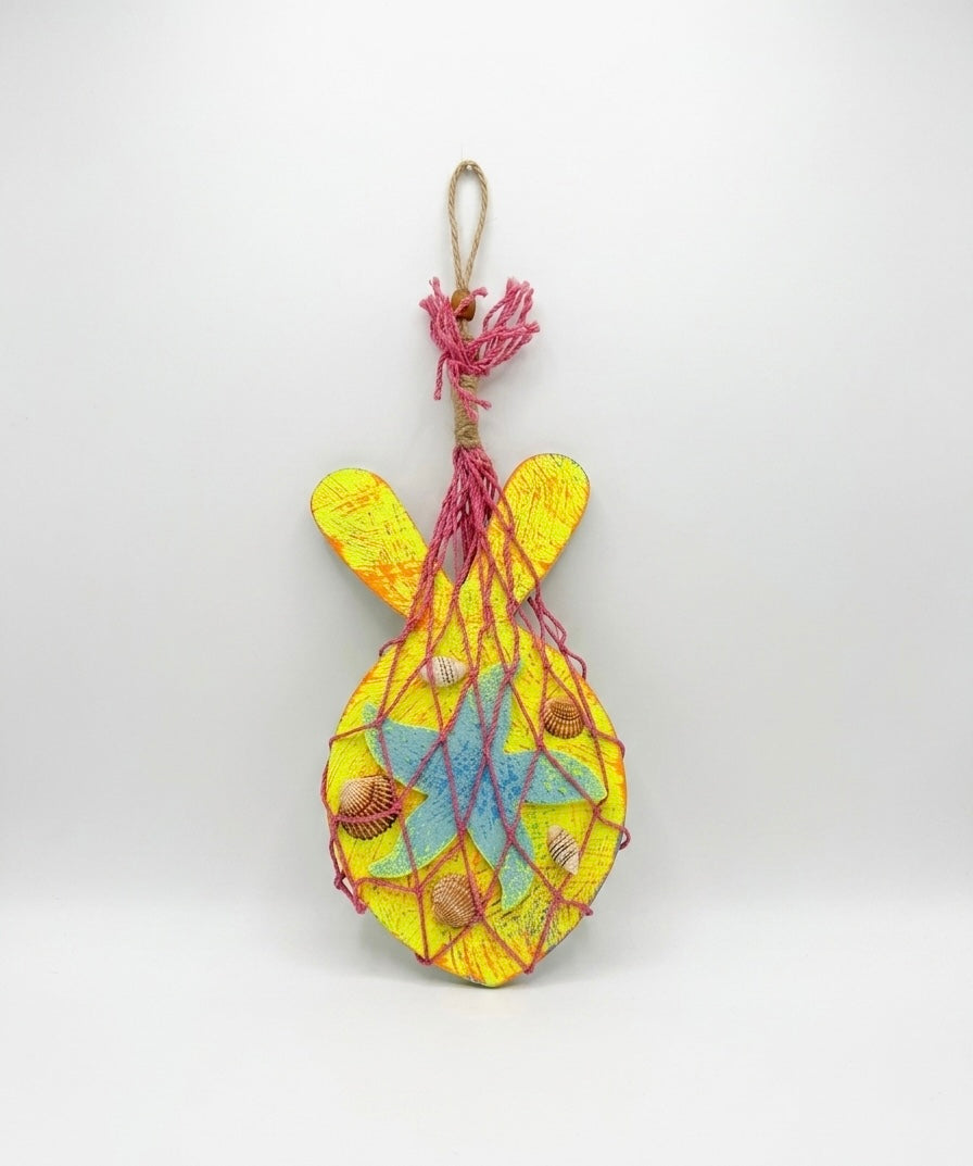 Coastal Fish Net Wall Decor