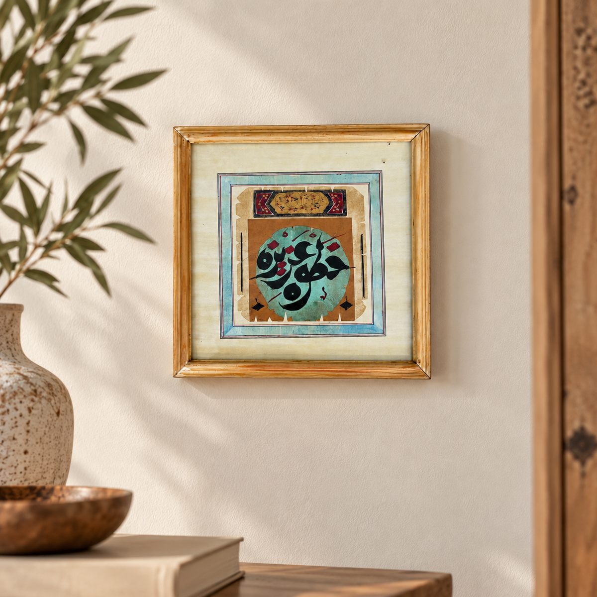 Handcrafted Arabic Calligraphy Wall Art