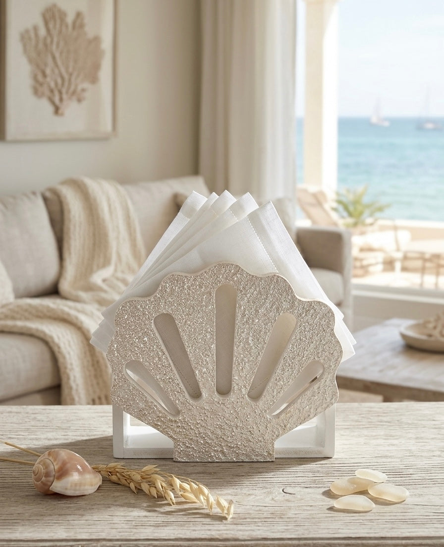 Marbella Scallop Shell Napkin Holder