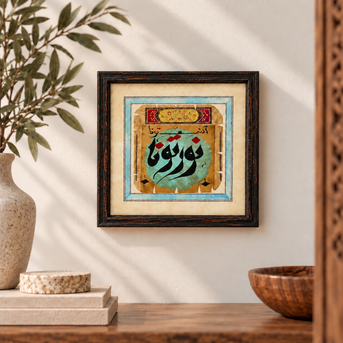 Handcrafted Arabic Calligraphy Wall Art