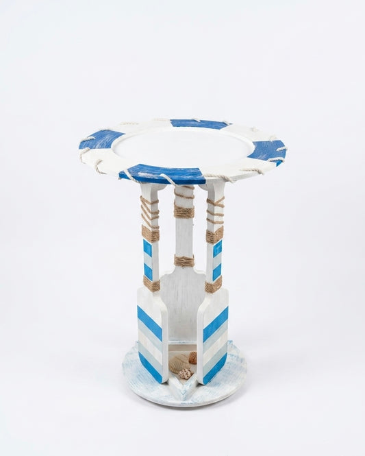 Nautical Charm Handcrafted Accent Table