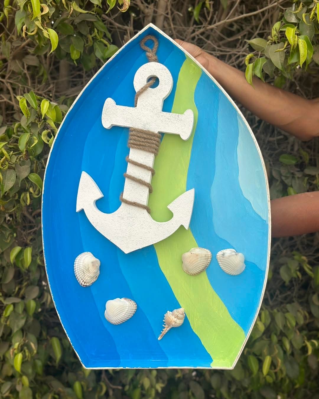 Hand-Painted Nautical Boat Wall Art