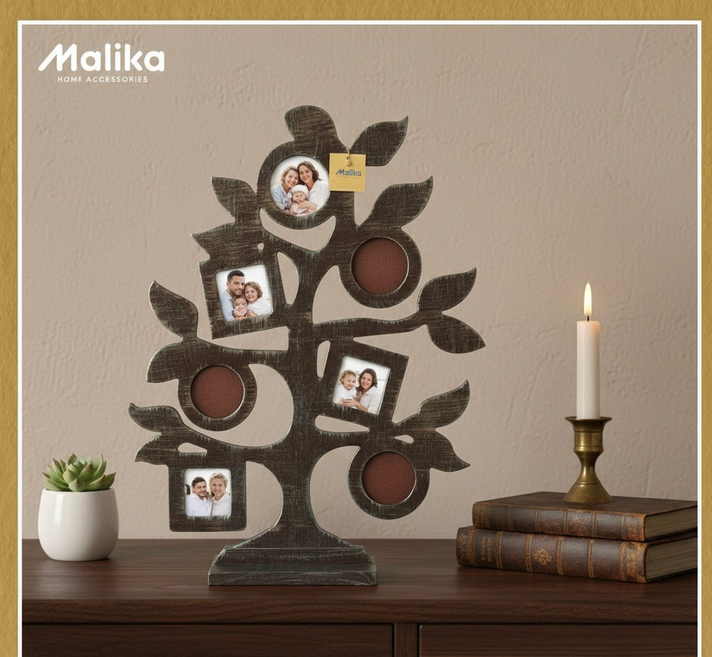 Tree of Life Vintage Wooden Multi-Frame
