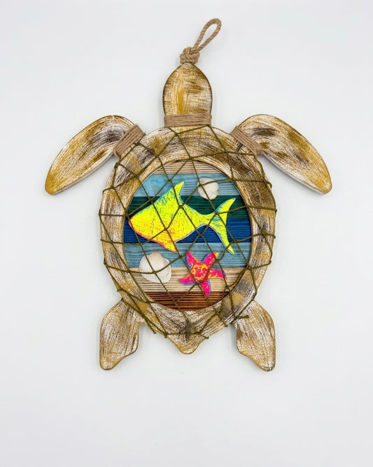 Sea Turtle Nautical Wall Art