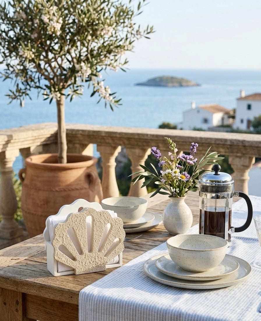 Marbella Scallop Shell Napkin Holder